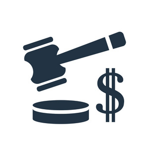 金融拍卖线艺术图标 数字化讨价还价的艺术与商业实践